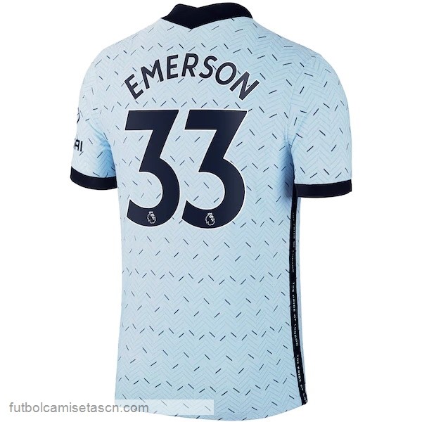 Camiseta Chelsea NO.33 Emerson 2ª 2020/21 Azul